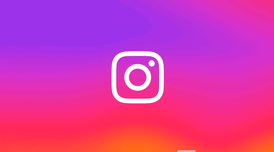 Digital Marketing 5 instagram new gradient logo animation